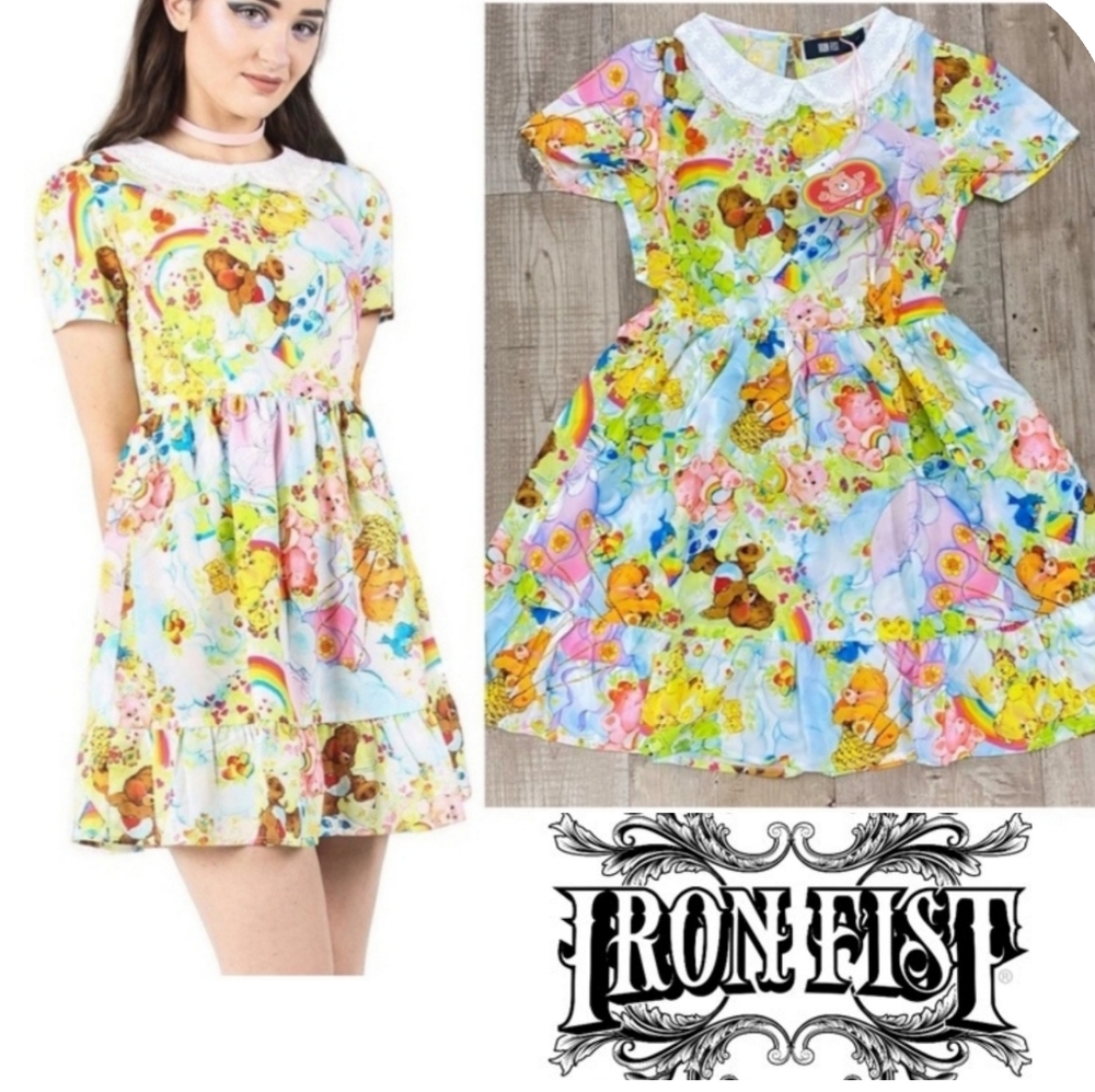 NEW!! IRON FIST LIMITED EDITION SPRING FLING CAREBEAR KAWAII CUTE DRESS